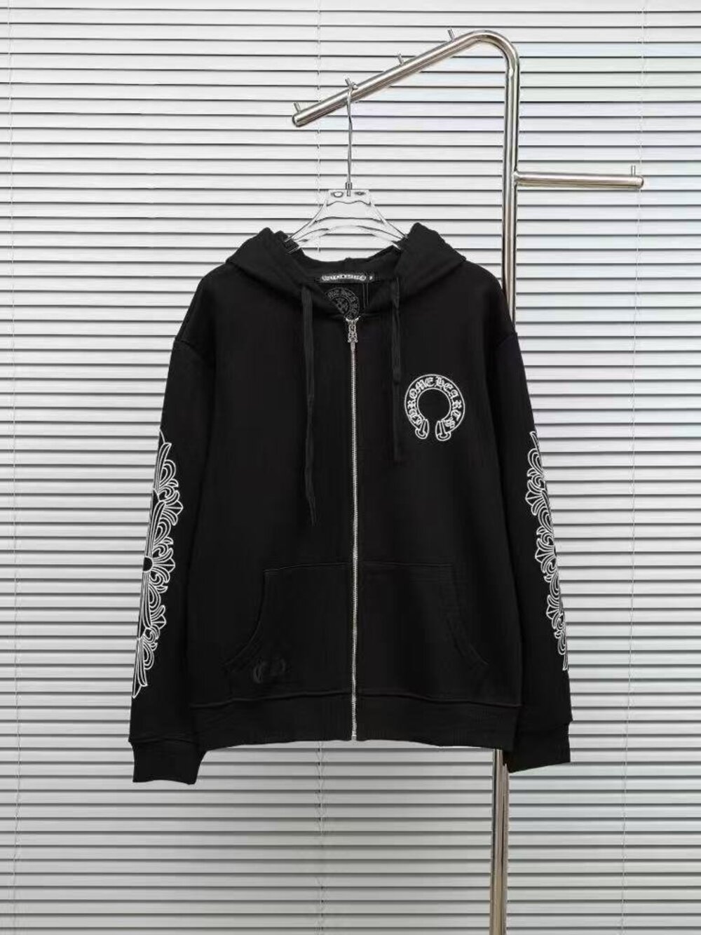 Men's Chrome Hearts Classic Black Hoodie